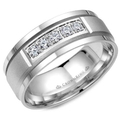 CrownRing WB-8038 CrownRing Men's Band Birmingham Jewelry