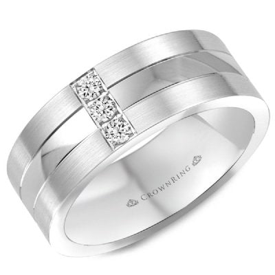CrownRing WB-8252 CrownRing Men's Band Birmingham Jewelry
