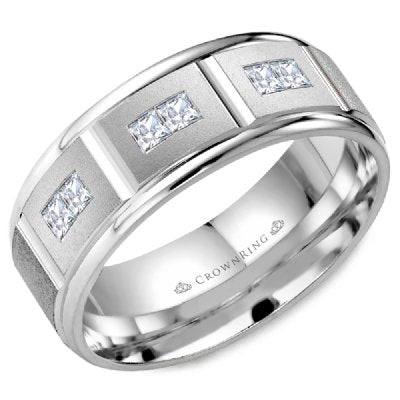 CrownRing WB-9060 CrownRing Men's Band Birmingham Jewelry
