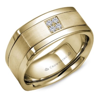 CrownRing WB-9671 CrownRing Men's Band Birmingham Jewelry
