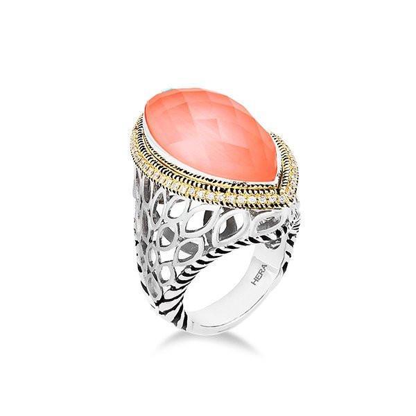 Hera - HR10SYGRQDI Designs by HERA Silver Ring Birmingham Jewelry