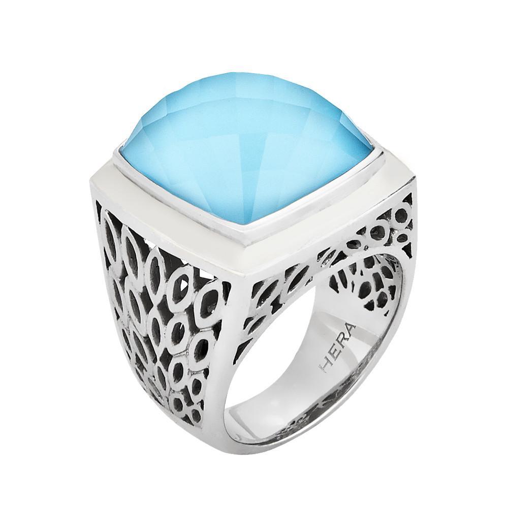 Hera - HR201SWTQ Designs by HERA Silver Ring Birmingham Jewelry