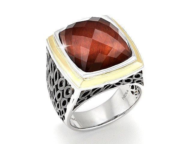 Hera - HR201SYGAUT Designs by HERA Silver Ring Birmingham Jewelry