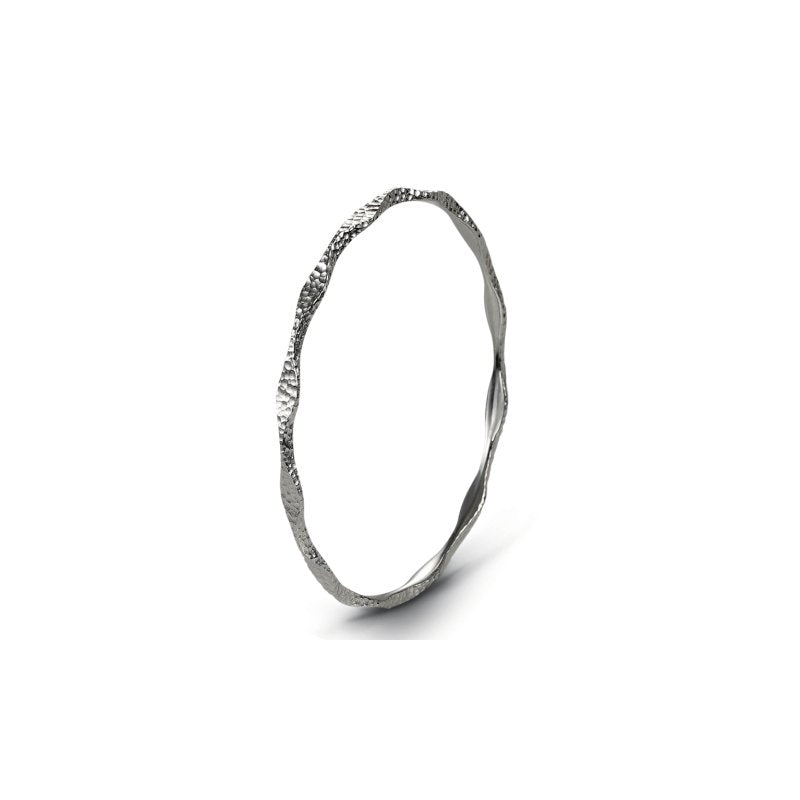Hera - HSB94S-BR Designs by HERA Silver Bangle Bracelet Birmingham Jewelry