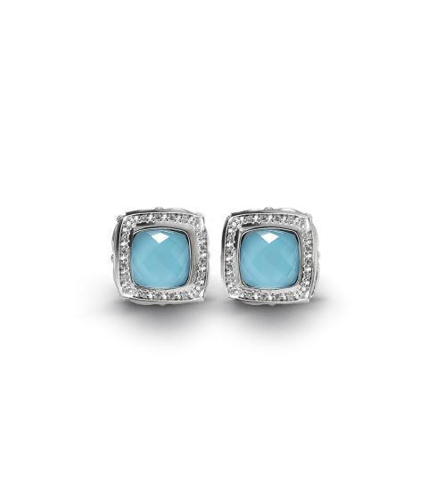 Hera - HSE102SWTQDI Designs by HERA Silver Earrings Birmingham Jewelry