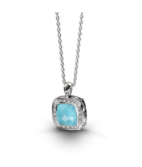 Hera - HSP102SWTQDI Designs by HERA Silver Pendant Birmingham Jewelry