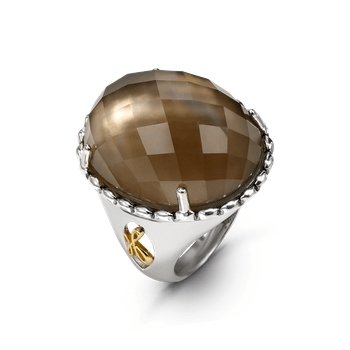 Hera - HSR100SYGCHM Designs by HERA Silver Ring Birmingham Jewelry