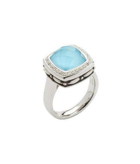 Hera - HSR102SWTQDI Designs by HERA Silver Ring Birmingham Jewelry