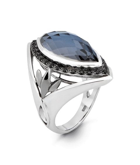 Hera - HSR29SHMTBSP Designs by HERA Silver Ring Birmingham Jewelry