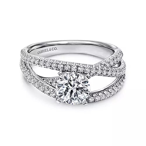 Gabriel & Co. -  ER10204W44JJ Gabriel & Co. Engagement Ring Birmingham Jewelry