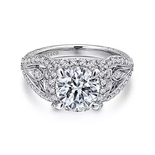 Gabriel & Co. -  ER12237R6W83JJ Gabriel & Co. Engagement Ring Birmingham Jewelry 