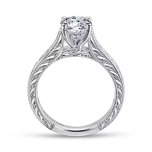 Gabriel & Co. -  ER12304R4W44JJ Gabriel & Co. Engagement Ring Birmingham Jewelry