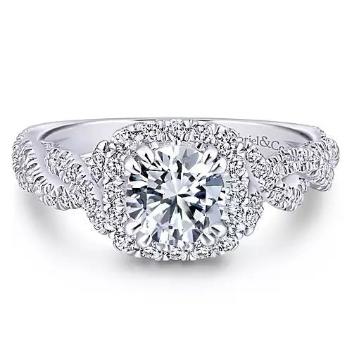 Gabriel & Co. -  ER12965R4W44JJ Gabriel & Co. Engagement Ring Birmingham Jewelry
