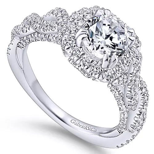 Gabriel & Co. -  ER12965R4W44JJ Gabriel & Co. Engagement Ring Birmingham Jewelry