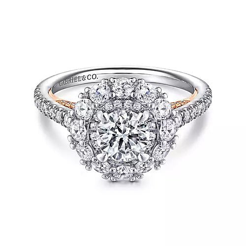 Gabriel & Co. -  ER13915R3T44JJ Gabriel & Co. Engagement Ring Birmingham Jewelry