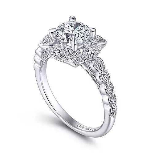 Gabriel & Co. -  ER14481R4W44JJ Gabriel & Co. Engagement Ring Birmingham Jewelry