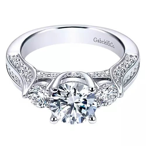Gabriel & Co. -  ER5741W44JJ Gabriel & Co. Engagement Ring Birmingham Jewelry