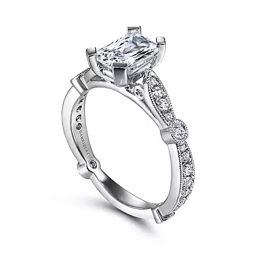 Gabriel & Co. -  ER6711E4W44JJ Gabriel & Co. Engagement Ring Birmingham Jewelry
