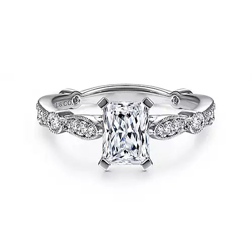 Gabriel & Co. -  ER6711E4W44JJ Gabriel & Co. Engagement Ring Birmingham Jewelry