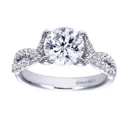 Gabriel & Co. - ER8043W44JJ Gabriel & Co. Engagement Ring Birmingham Jewelry