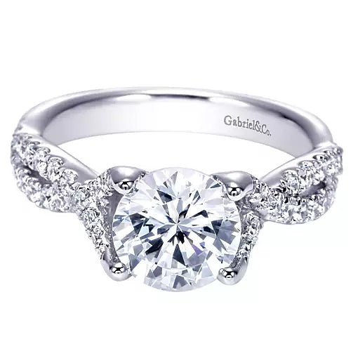 Gabriel & Co. -  ER8043W44JJ Gabriel & Co. Engagement Ring Birmingham Jewelry