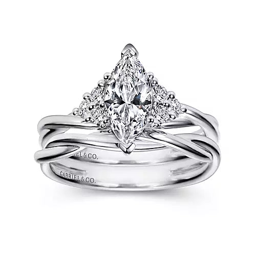 Gabriel & Co. -  ER8954W44JJ Gabriel & Co. Engagement Ring Birmingham Jewelry 