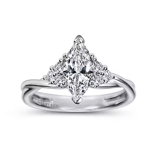 Gabriel & Co. -  ER8954W44JJ Gabriel & Co. Engagement Ring Birmingham Jewelry 