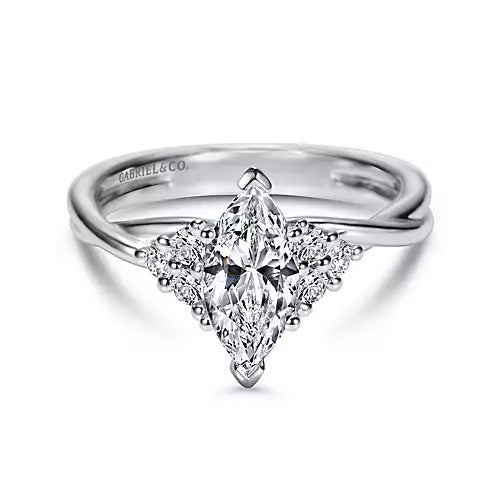 Gabriel & Co. -  ER8954W44JJ Gabriel & Co. Engagement Ring Birmingham Jewelry