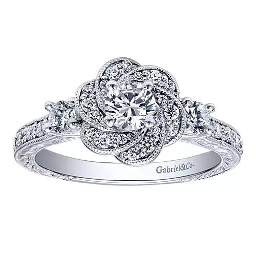 Gabriel & Co. - ER910153W44JJ.CSD4 Gabriel & Co. Engagement Ring Birmingham Jewelry
