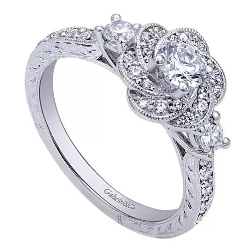 Gabriel & Co. - ER910153W44JJ.CSD4 Gabriel & Co. Engagement Ring Birmingham Jewelry