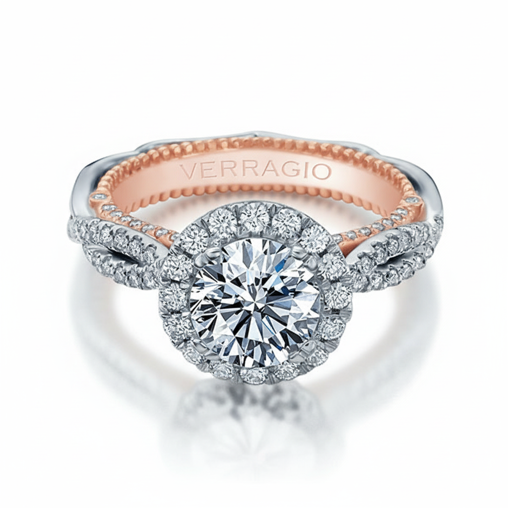 VENETIAN-5068R-2WR VERRAGIO Engagement Ring Birmingham Jewelry Verragio Jewelry | Diamond Engagement Ring VENETIAN-5068R-2WR