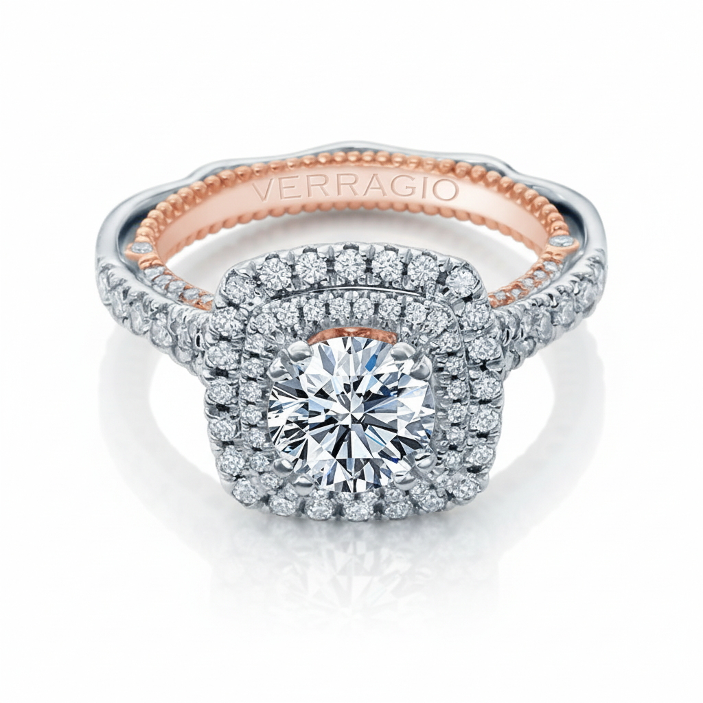 VENETIAN-5065CU-2WR VERRAGIO Engagement Ring Birmingham Jewelry Verragio Jewelry | Diamond Engagement Ring VENETIAN-5065CU-2WR