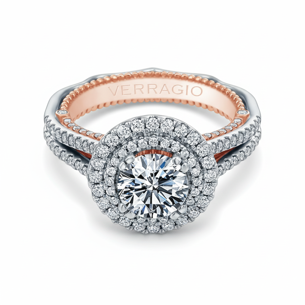 VENETIAN-5073R-2WR VERRAGIO Engagement Ring Birmingham Jewelry Verragio Jewelry | Diamond Engagement Ring VENETIAN-5073R-2WR