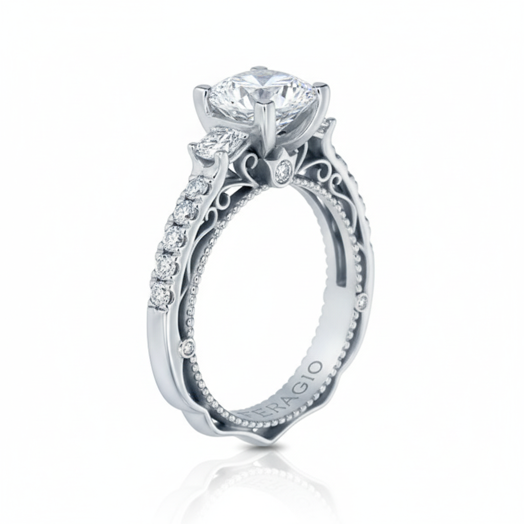 VENETIAN-5058P VERRAGIO Engagement Ring Birmingham Jewelry Verragio Jewelry | Diamond Engagement Ring VENETIAN-5058P
