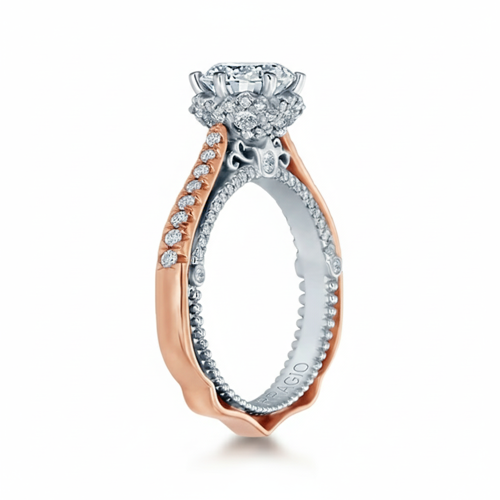 VENETIAN-5070D-2RW VERRAGIO Engagement Ring Birmingham Jewelry Verragio Jewelry | Diamond Engagement Ring VENETIAN-5070D-2RW