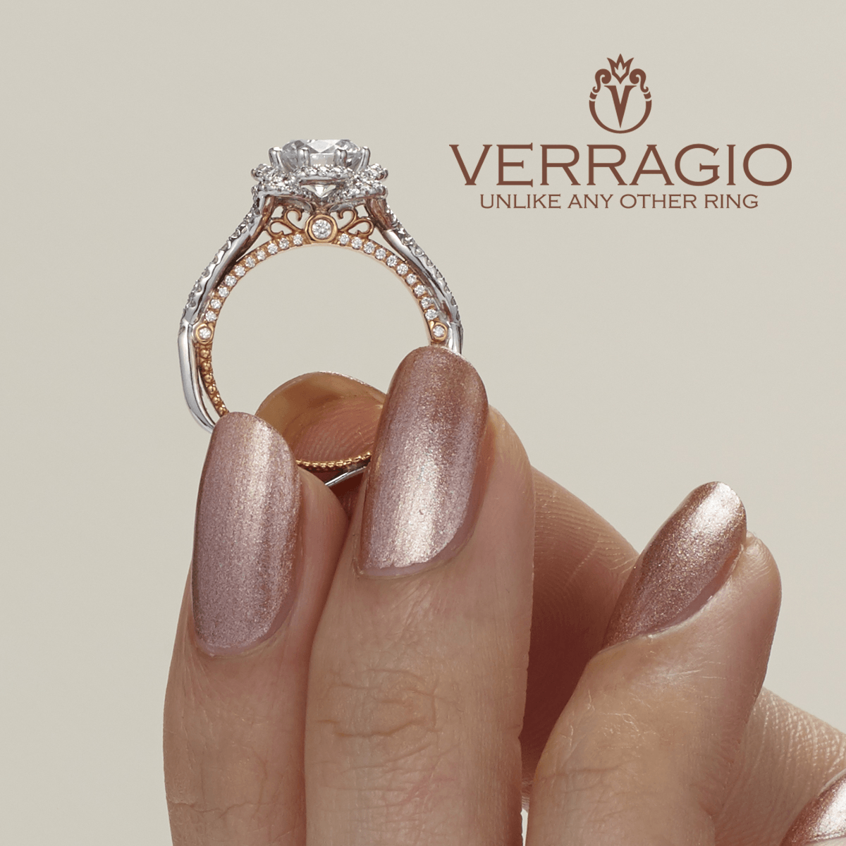 VENETIAN-5064R-2WR VERRAGIO Engagement Ring Birmingham Jewelry Verragio Jewelry | Diamond Engagement Ring VENETIAN-5064R-2WR