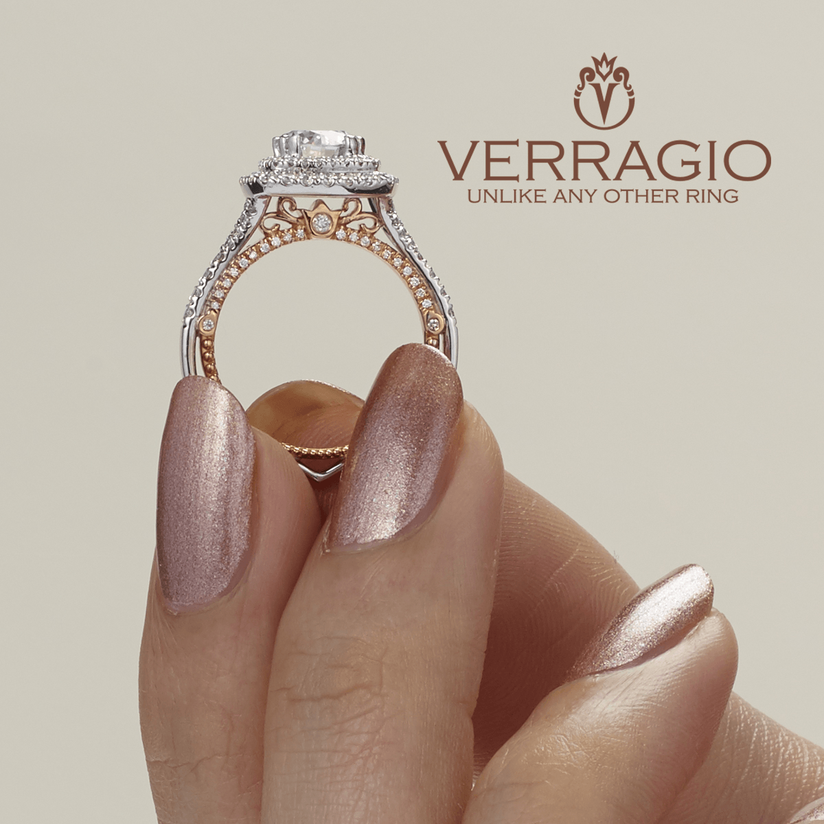 VENETIAN-5065CU-2WR VERRAGIO Engagement Ring Birmingham Jewelry Verragio Jewelry | Diamond Engagement Ring VENETIAN-5065CU-2WR