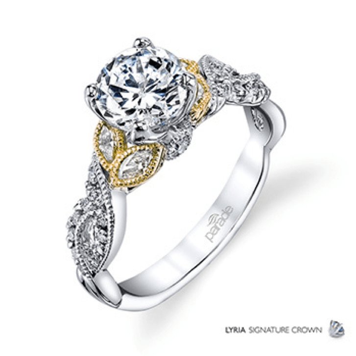 Parade Design - R3567/R1-WY Parade Design Engagement Ring Birmingham Jewelry
