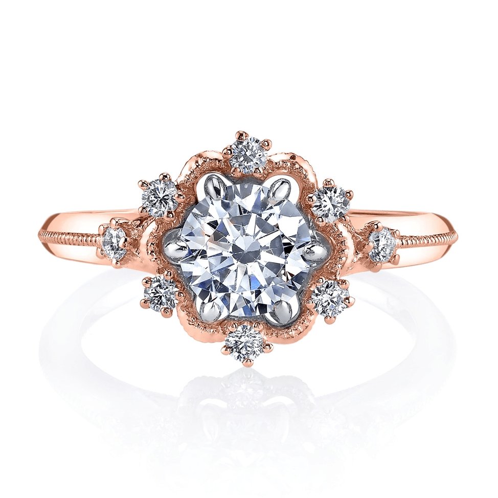 Parade Design - R3905/R1-RW Parade Design Engagement Ring Birmingham Jewelry