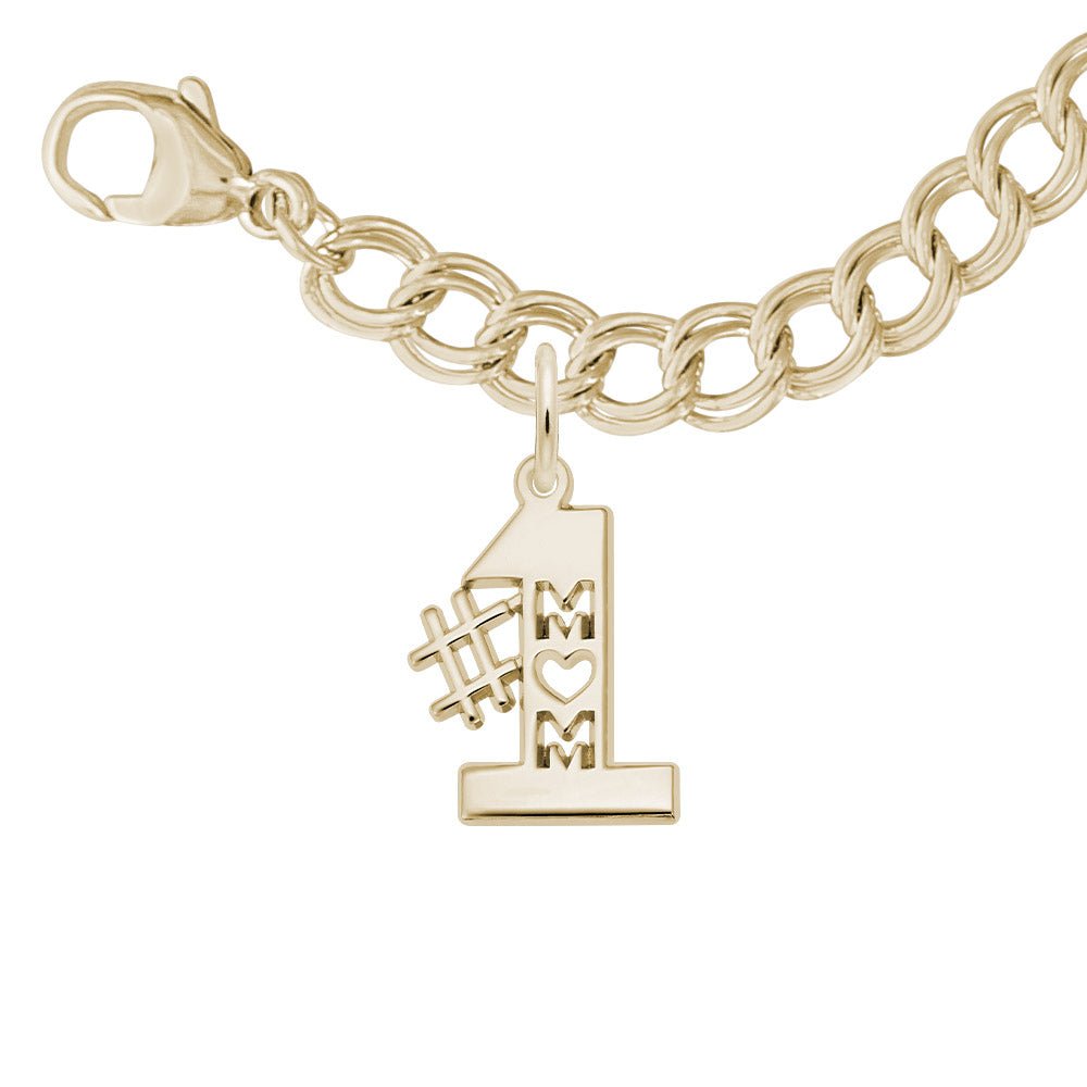 Rembrandt Charms - #1 Mom Bracelet Set - 27-6179-117 Rembrandt Charms Bracelet Set Birmingham Jewelry