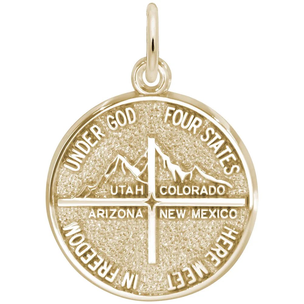 Rembrandt Charms - 4 States Disc - 1785 Rembrandt Charms Charm Birmingham Jewelry