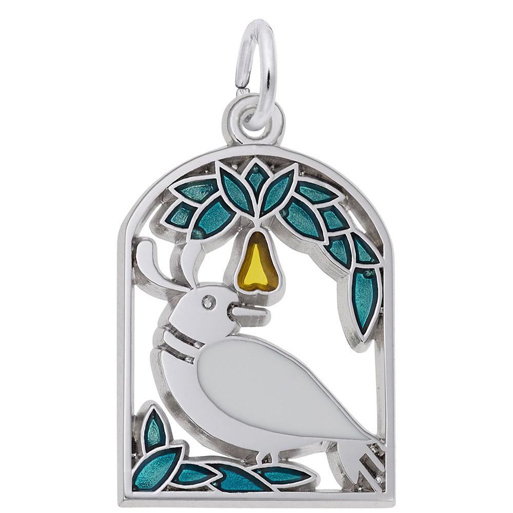 Rembrandt Charms - A Partridge in a Pear Tree Charm - 3901 Rembrandt Charms Charm Birmingham Jewelry