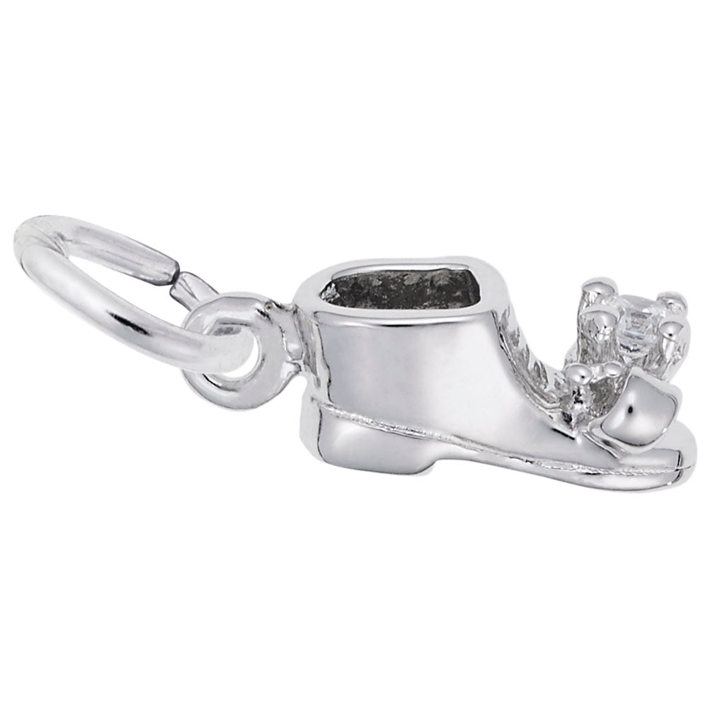 Rembrandt Charms - April Baby Bootie Charm - 0473-004 Rembrandt Charms Charm Birmingham Jewelry