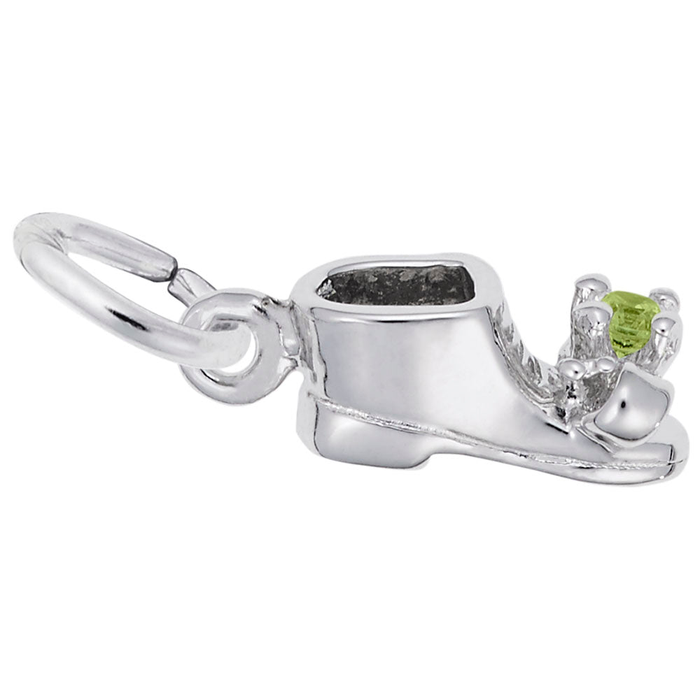 Rembrandt Charms - August Baby Bootie Charm - 0473-008 Rembrandt Charms Charm Birmingham Jewelry