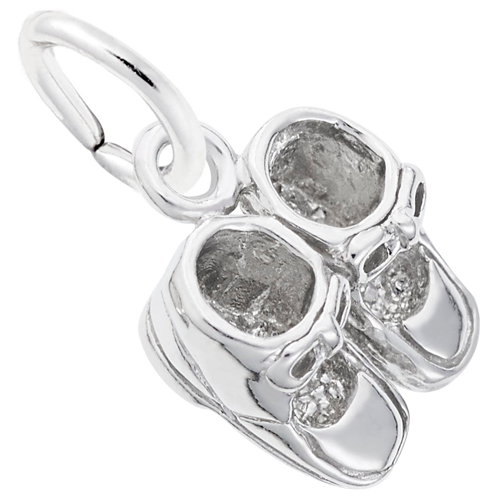 Rembrandt Charms - Baby Booties Accent Charm - 0516 Rembrandt Charms Charm Birmingham Jewelry