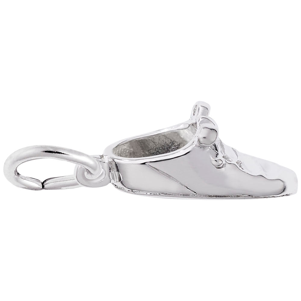 Rembrandt Charms - Baby Shoe with Bow Charm - 6522 Rembrandt Charms Charm Birmingham Jewelry