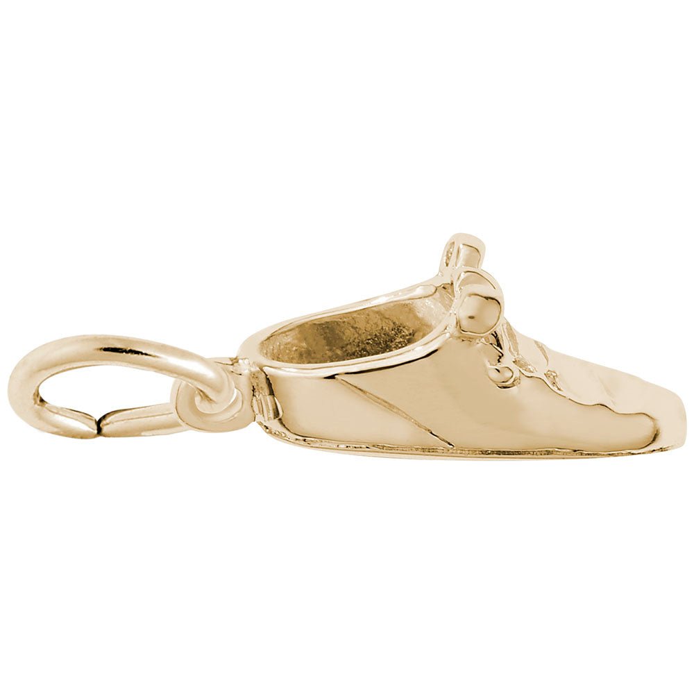 Rembrandt Charms - Baby Shoe with Bow Charm - 6522 Rembrandt Charms Charm Birmingham Jewelry