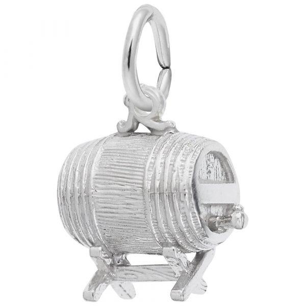 Rembrandt Charms - Barrel Keg Charm - 8136 Rembrandt Charms Charm Birmingham Jewelry