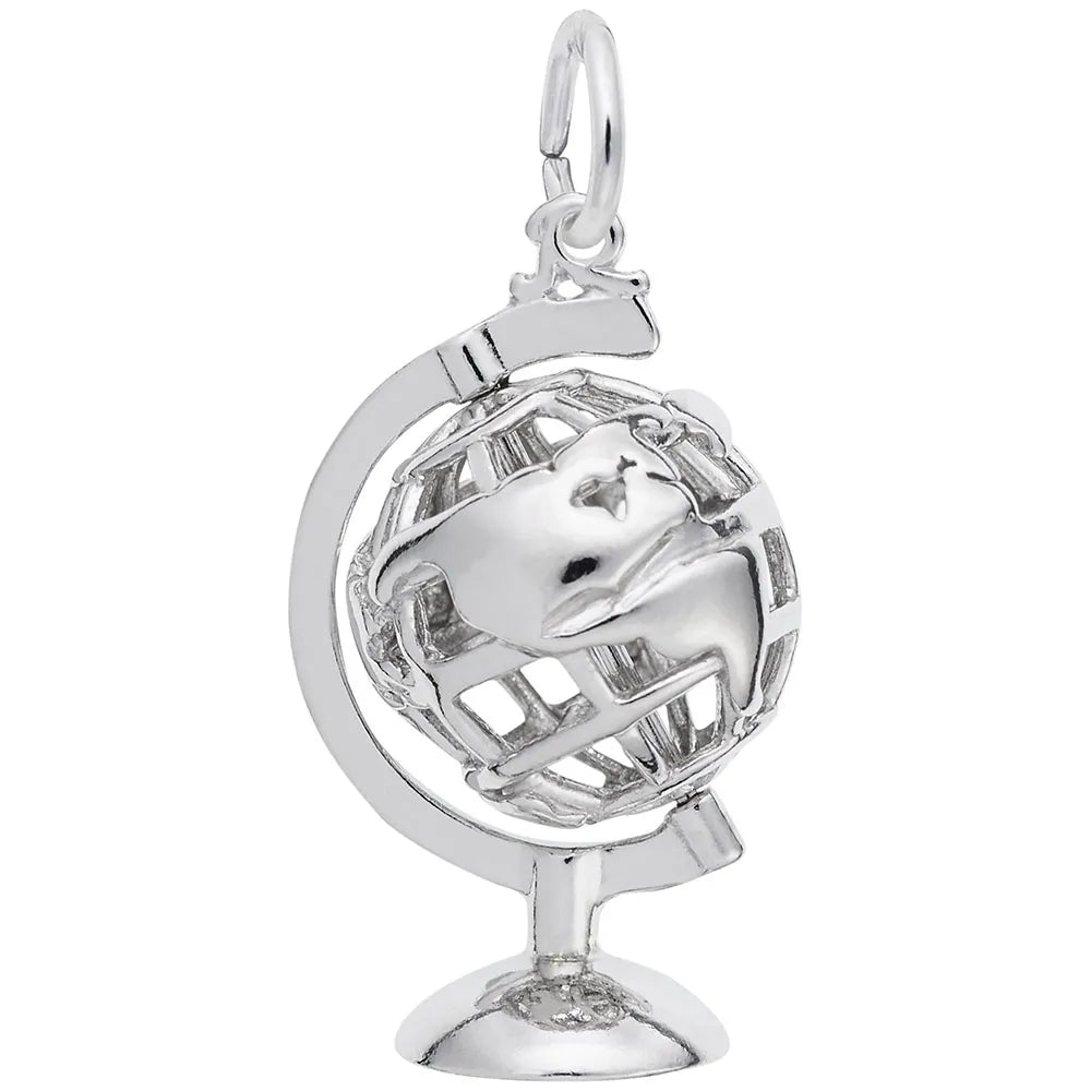 Rembrandt Charms - Base Globe Charm - 8334 Rembrandt Charms Charm Birmingham Jewelry
