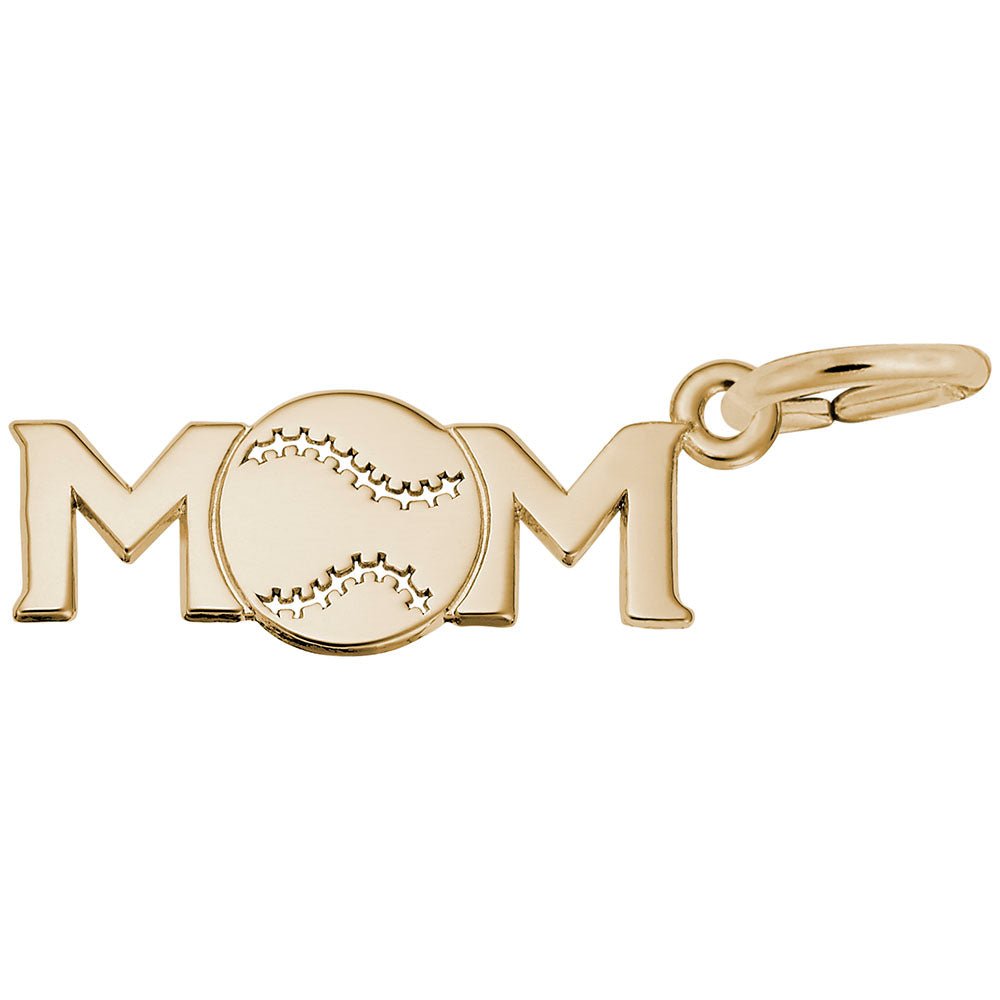 Rembrandt Charms - Baseball Mom Charm - 1791 Rembrandt Charms Charm Birmingham Jewelry